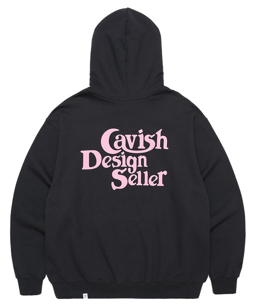 Cavish(カビシ)の「【UNISEX】CAVISH/セラーロゴフーディー(ウラケ) 2197536(パーカー・レディース・ライトグレー/チャコール/ブラック・SMALL/MEDIUM/LARGE)」の3枚目の写真