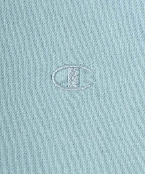 Champion(チャンピオン)の「Champion(チャンピオン)ブランドワンポイントロゴ半袖スウェットトレーナー(スウェット・レディース・ライトパープル/グレー/ライトブルー/ブラック/ホワイト/ネイビー/カーキ・M/L)」の8枚目の写真