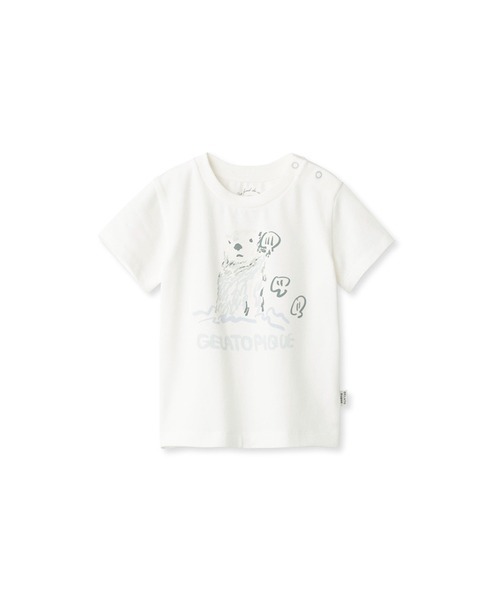 gelato pique（ジェラートピケ）の「【BABY】ラッコワンポイントT