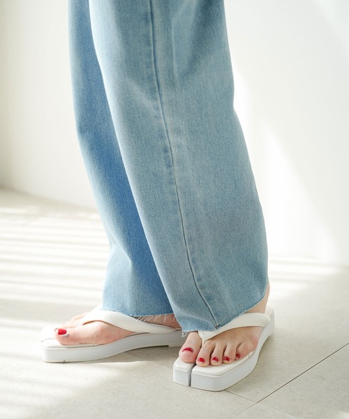 rectangle（レクタングル）の「足袋サンダル/ビーチサンサンダル（サンダル・レディース・ホワイト/ブラック・SMALL/MEDIUM/LARGE/X-LARGE）」の11枚目の写真