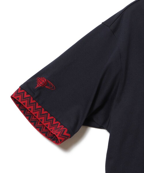 BEAMS GOLF（ビームスゴルフ）の「BEAMS GOLF ORANGE LABEL / 襟ジャカード モックネックシャツ（ポロシャツ・メンズ・ネイビー/ホワイト/オリーブ・L/S/XL/M）」の10枚目の写真