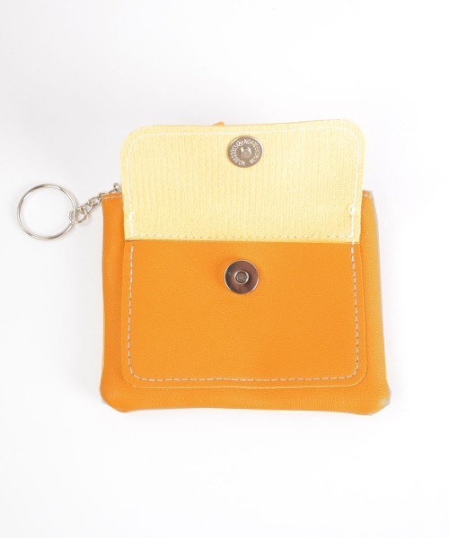 TONE SELECT GOODS（トーンセレクトグッズ）の「【urge select】シンプルデザイン 小物入れ/コインケース(ポケット付き)（コインケース・レディース・イエロー/ブルー系/グリーン系/レッド/ブラック/キャメル・FREE）」の12枚目の写真
