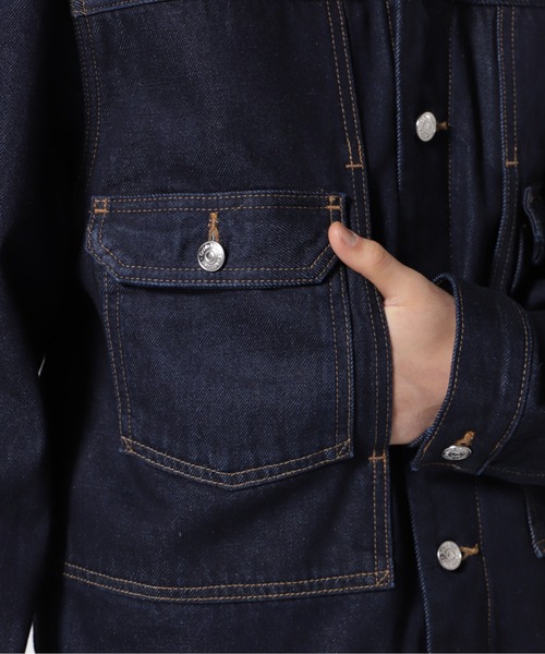 Calvin Klein Jeans（カルヴァンクラインジーンズ）の「Calvin Klein Standards（カルバンクラインスタンダーズ）CK Standards ユーティリティデニムジャケット/unisex（デニムジャケット・メンズ・ブルー・M/XL）」の11枚目の写真