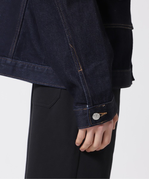 Calvin Klein Jeans（カルヴァンクラインジーンズ）の「Calvin Klein Standards（カルバンクラインスタンダーズ）CK Standards ユーティリティデニムジャケット/unisex（デニムジャケット・メンズ・ブルー・M/XL）」の12枚目の写真