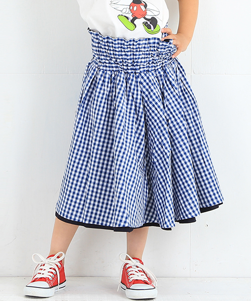 B:MING by BEAMS(ビーミングバイビームス)の「ビーミング by ビームス / リバーシブルスカート<KIDS>(スカート・キッズ・ネイビー/ラベンダー・90/110/130/100/120/140)」の1枚目の写真