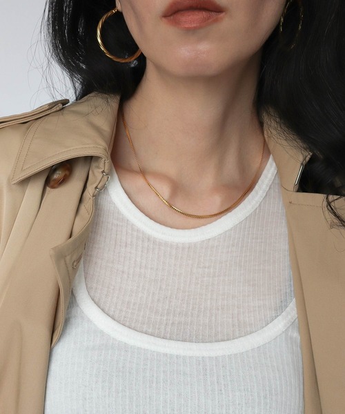 MIXTO(ミスト)の「Stainless Necklace(ネックレス・レディース・シルバー/ゴールド・ONE SIZE)」の7枚目の写真