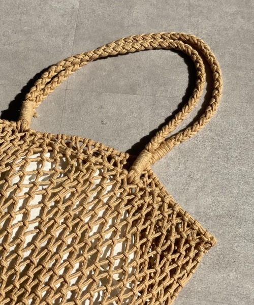 CIAOPANIC(チャオパニック)の「【インナーバッグ付き】かごトートバック(かごバッグ・レディース・ベージュ・FREE)」の8枚目の写真