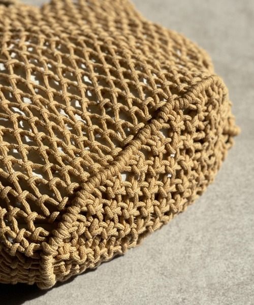 CIAOPANIC(チャオパニック)の「【インナーバッグ付き】かごトートバック(かごバッグ・レディース・ベージュ・FREE)」の9枚目の写真