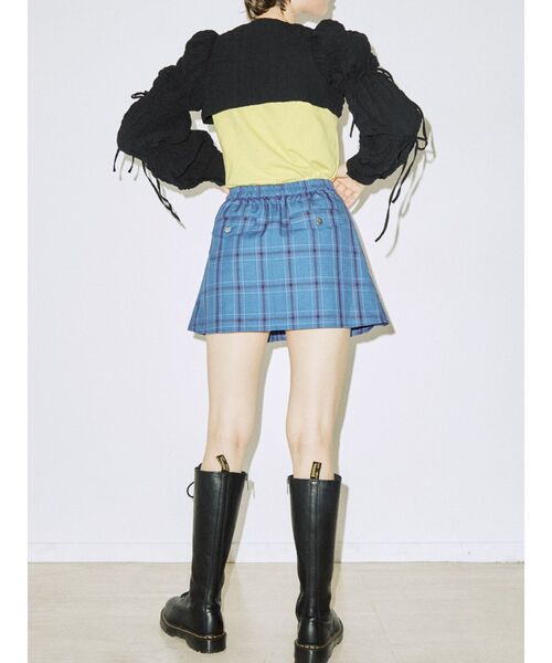 jouetie(ジュエティ)の「2WAYマムルークスリーブトップス(カーディガン/ボレロ・レディース・オフホワイト/ブラック・MEDIUM)」の19枚目の写真