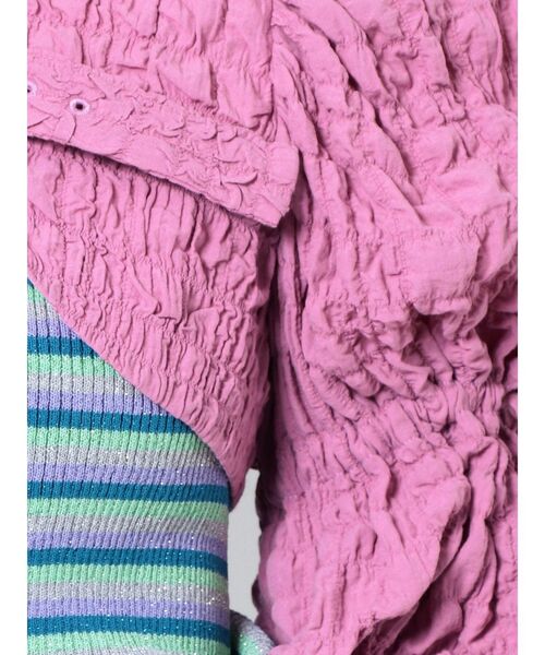 jouetie(ジュエティ)の「2WAYマムルークスリーブトップス(カーディガン/ボレロ・レディース・オフホワイト/ブラック・MEDIUM)」の15枚目の写真