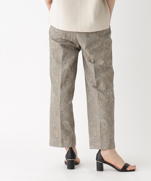 OPAQUE.CLIP（オペークドットクリップ）の「◆ペイズリーイージーパンツ【洗濯機洗い可】（その他パンツ・レディース・ベージュ系/カーキ系・38/40/42）」の7枚目の写真