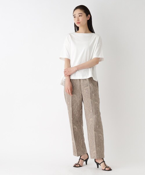 OPAQUE.CLIP（オペークドットクリップ）の「◆ペイズリーイージーパンツ【洗濯機洗い可】（その他パンツ・レディース・ベージュ系/カーキ系・38/40/42）」の9枚目の写真