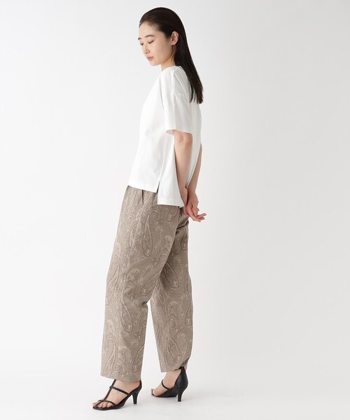 OPAQUE.CLIP（オペークドットクリップ）の「◆ペイズリーイージーパンツ【洗濯機洗い可】（その他パンツ・レディース・ベージュ系/カーキ系・38/40/42）」の10枚目の写真