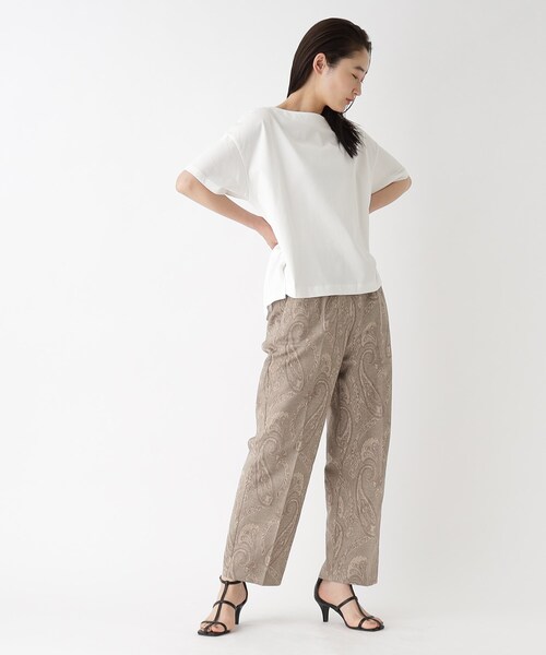 OPAQUE.CLIP（オペークドットクリップ）の「◆ペイズリーイージーパンツ【洗濯機洗い可】（その他パンツ・レディース・ベージュ系/カーキ系・38/40/42）」の11枚目の写真