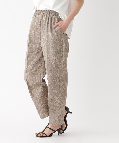 OPAQUE.CLIP（オペークドットクリップ）の「◆ペイズリーイージーパンツ【洗濯機洗い可】（その他パンツ・レディース・ベージュ系/カーキ系・38/40/42）」の12枚目の写真