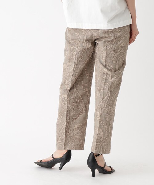 OPAQUE.CLIP（オペークドットクリップ）の「◆ペイズリーイージーパンツ【洗濯機洗い可】（その他パンツ・レディース・ベージュ系/カーキ系・38/40/42）」の13枚目の写真