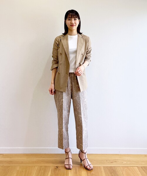 OPAQUE.CLIP（オペークドットクリップ）の「◆ペイズリーイージーパンツ【洗濯機洗い可】（その他パンツ・レディース・ベージュ系/カーキ系・38/40/42）」の14枚目の写真