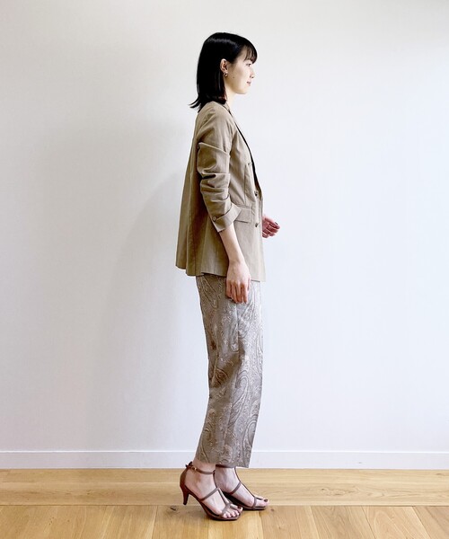 OPAQUE.CLIP（オペークドットクリップ）の「◆ペイズリーイージーパンツ【洗濯機洗い可】（その他パンツ・レディース・ベージュ系/カーキ系・38/40/42）」の15枚目の写真