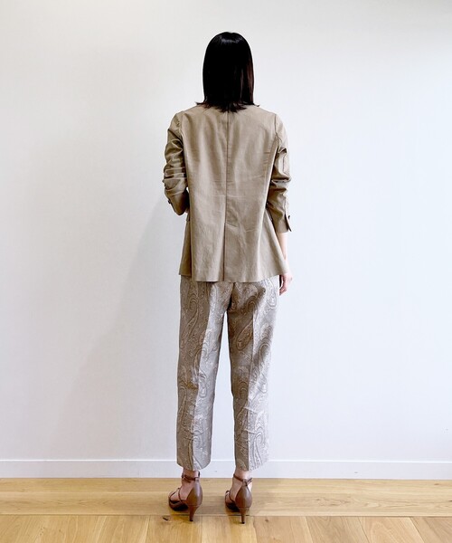 OPAQUE.CLIP（オペークドットクリップ）の「◆ペイズリーイージーパンツ【洗濯機洗い可】（その他パンツ・レディース・ベージュ系/カーキ系・38/40/42）」の16枚目の写真