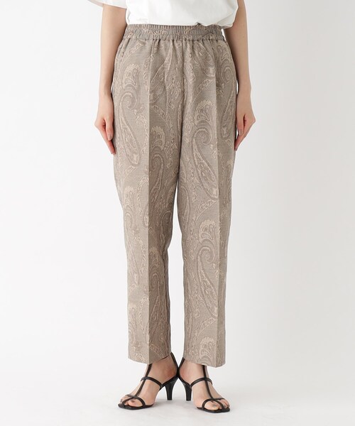 OPAQUE.CLIP（オペークドットクリップ）の「◆ペイズリーイージーパンツ【洗濯機洗い可】（その他パンツ・レディース・ベージュ系/カーキ系・38/40/42）」の22枚目の写真