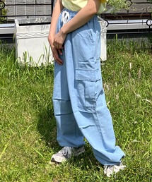 AS KNOW AS plus | 〇ゆるりカジュアル タック ミリタリーカーゴパンツ(カーゴパンツ)