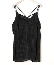 normment/ノーメント see through lace cami blouse ブラウス キャミソール メッシュトップス