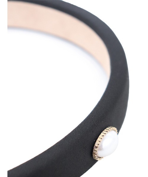 AMAIL（アマイル）の「【annleya】パールポイントカチューシャ（カチューシャ・レディース・アイボリー/ブラック・FREE）」の11枚目の写真