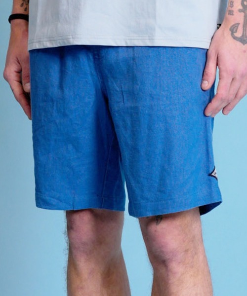 BILLABONG（ビラボン）の「BILLABONG/ビラボン コットンリネンショーツ ショーツ/ハーフパンツ 無地 レングス19インチ BD011-614（その他パンツ・メンズ・ネイビー/ピンク/ブラック×ブラック・S/M）」の3枚目の写真