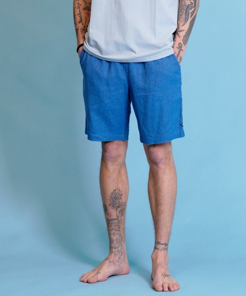 BILLABONG（ビラボン）の「BILLABONG/ビラボン コットンリネンショーツ ショーツ/ハーフパンツ 無地 レングス19インチ BD011-614（その他パンツ・メンズ・ネイビー/ピンク/ブラック×ブラック・S/M）」の9枚目の写真