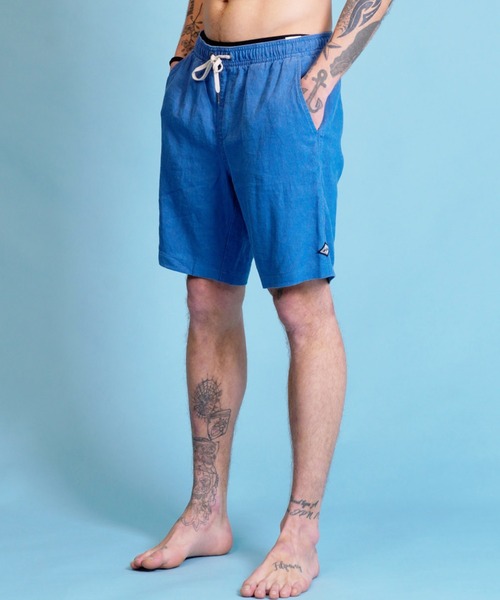 BILLABONG（ビラボン）の「BILLABONG/ビラボン コットンリネンショーツ ショーツ/ハーフパンツ 無地 レングス19インチ BD011-614（その他パンツ・メンズ・ネイビー/ピンク/ブラック×ブラック・S/M）」の12枚目の写真