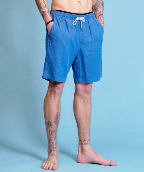 BILLABONG（ビラボン）の「BILLABONG/ビラボン コットンリネンショーツ ショーツ/ハーフパンツ 無地 レングス19インチ BD011-614（その他パンツ・メンズ・ネイビー/ピンク/ブラック×ブラック・S/M）」の11枚目の写真