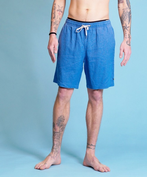 BILLABONG（ビラボン）の「BILLABONG/ビラボン コットンリネンショーツ ショーツ/ハーフパンツ 無地 レングス19インチ BD011-614（その他パンツ・メンズ・ネイビー/ピンク/ブラック×ブラック・S/M）」の10枚目の写真