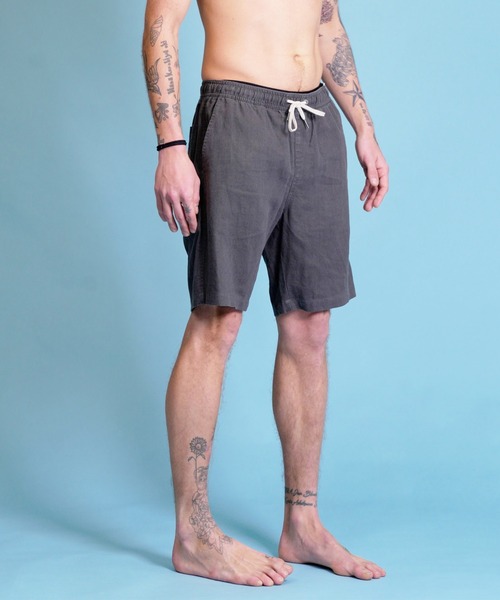 BILLABONG（ビラボン）の「BILLABONG/ビラボン コットンリネンショーツ ショーツ/ハーフパンツ 無地 レングス19インチ BD011-614（その他パンツ・メンズ・ネイビー/ピンク/ブラック×ブラック・S/M）」の5枚目の写真