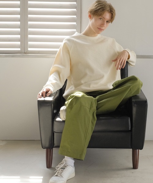 FRUIT OF THE LOOM（フルーツオブザルーム）の「サーマルラグランロン T (クルー) / 長袖 / トップス / シンプル / カジュアル / 無地 / ユニセックス（Tシャツ/カットソー・メンズ・オレンジ/ブラック/パープル/グレー/ホワイト・L/XL/M）」の16枚目の写真