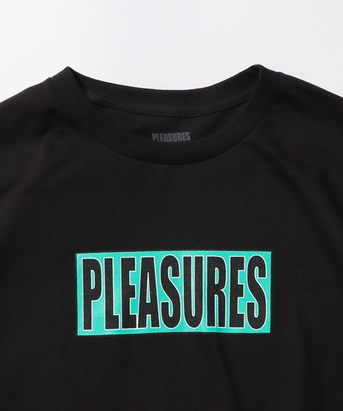 PLEASURES(プレジャー)の「PLEASURES/プレジャーズ THIRSTY T-SHIRT 半袖Tシャツ バックプリント ロゴ(Tシャツ/カットソー・メンズ・ブラック/ライトブルー・M/L/XL)」の4枚目の写真