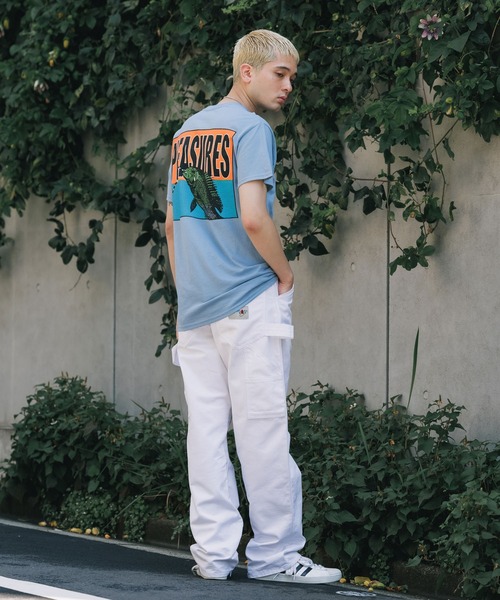 PLEASURES(プレジャー)の「PLEASURES/プレジャーズ THIRSTY T-SHIRT 半袖Tシャツ バックプリント ロゴ(Tシャツ/カットソー・メンズ・ブラック/ライトブルー・M/L/XL)」の20枚目の写真