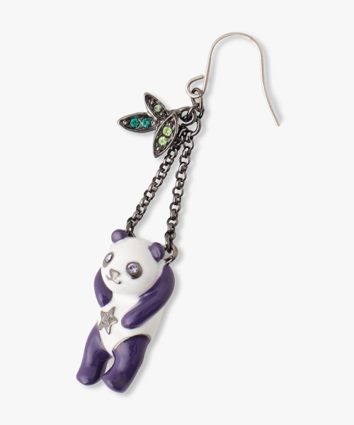 ANNA SUI（アナスイ）の「パンダモチーフピアス（ピアス（両耳用