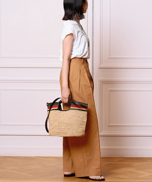 IENA LA BOUCLE（イエナラブークル）の「IENA LA BOUCLE ハイカウントダンプ2タックパンツ（スラックス・レディース・チャコールグレー/ウッド・34/36/38）」の5枚目の写真