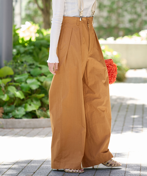 IENA LA BOUCLE（イエナラブークル）の「IENA LA BOUCLE ハイカウントダンプ2タックパンツ（スラックス・レディース・チャコールグレー/ウッド・34/36/38）」の13枚目の写真