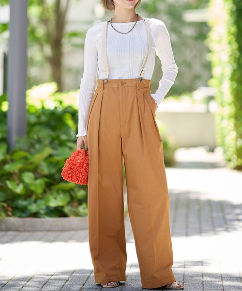 IENA LA BOUCLE（イエナラブークル）の「IENA LA BOUCLE ハイカウントダンプ2タックパンツ（スラックス・レディース・チャコールグレー/ウッド・34/36/38）」の10枚目の写真