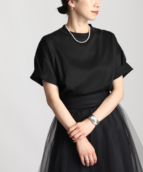 VERMEIL par iena(ヴェルメイユパーイエナ)の「【SLOANE/スローン】別注Tシャツ(Tシャツ/カットソー・レディース・オリーブ/ホワイト/ブラック・FREE)」の8枚目の写真