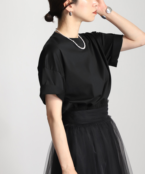 VERMEIL par iena(ヴェルメイユパーイエナ)の「【SLOANE/スローン】別注Tシャツ(Tシャツ/カットソー・レディース・オリーブ/ホワイト/ブラック・FREE)」の9枚目の写真