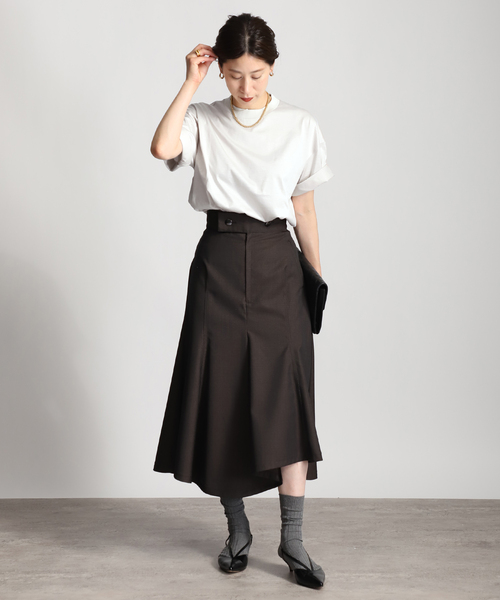VERMEIL par iena(ヴェルメイユパーイエナ)の「【SLOANE/スローン】別注Tシャツ(Tシャツ/カットソー・レディース・オリーブ/ホワイト/ブラック・FREE)」の11枚目の写真
