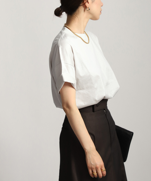 VERMEIL par iena(ヴェルメイユパーイエナ)の「【SLOANE/スローン】別注Tシャツ(Tシャツ/カットソー・レディース・オリーブ/ホワイト/ブラック・FREE)」の17枚目の写真