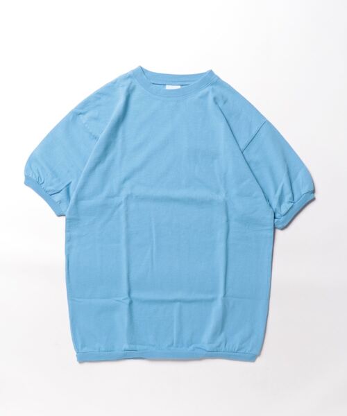 STAR&STRIPE(スターアンドストライプ)の「STAR&STRIPE スター&ストライプ Tシャツ(Tシャツ/カットソー・レディース・グレー/オレンジ系/ライトグレー・M)」の1枚目の写真
