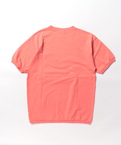 STAR&STRIPE(スターアンドストライプ)の「STAR&STRIPE スター&ストライプ Tシャツ(Tシャツ/カットソー・レディース・グレー/オレンジ系/ライトグレー・M)」の4枚目の写真