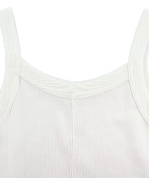 ALEXIA STAM(アリシアスタン)の「Side Slit Tank Top /サイドスリットタンクトップ(タンクトップ・レディース・ネイビー/ベージュ/オフホワイト・S/M)」の8枚目の写真