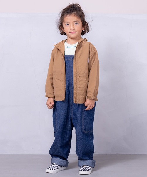 Life Support Products（ライフサポートプロダクツ）の「【COTTON from U.S.A】ビッグポケットデニムオーバーオール（80～150cm）（サロペット/オーバーオール・キッズ・ストライプ/ネイビー/キナリ・140/150/90/95/100/110/120/130/80）」の21枚目の写真