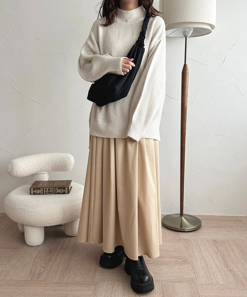 セール】タックデザインスカート【ZOZOTOWN限定アイテム