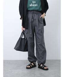 Samansa Mos2 blue | ◎イージーカーゴパンツ(カーゴパンツ)
